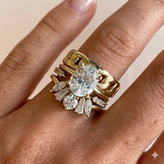 The Empress Stack: Multi-Shape Diamond & Cuban Link Nesting Suite