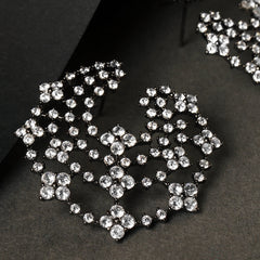 Shirin Diamond Black Earrings