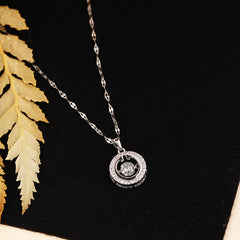 Diamond in Loop Pendant