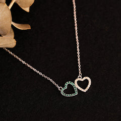 Twins Heart-Silver