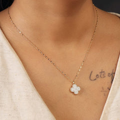 Clover Diamond Pendant