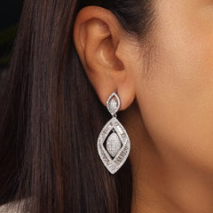 Luna Diamond Studded Earrings