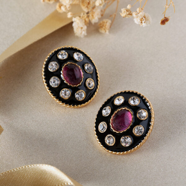 Lyra Oval Earrings