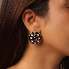 Lyra Oval Earrings