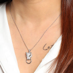 Panther Pendant- Silver