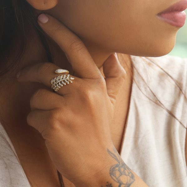 Pines Diamond Ring Free Size