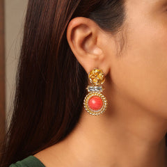 Rozi Earrings Pink