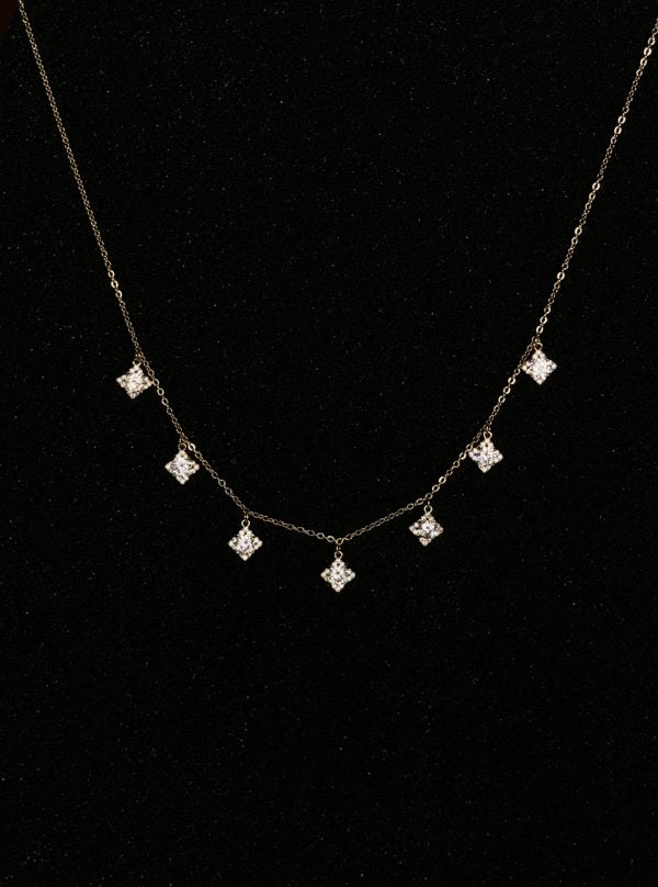 Twinkling Star Chain Pendant-Gold
